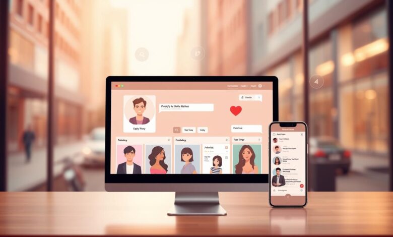 dating plattform, singles treffen, chat, matchen