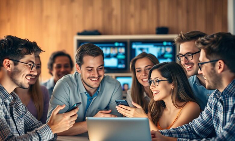 gruppen chat, community, singles, kennenlernen